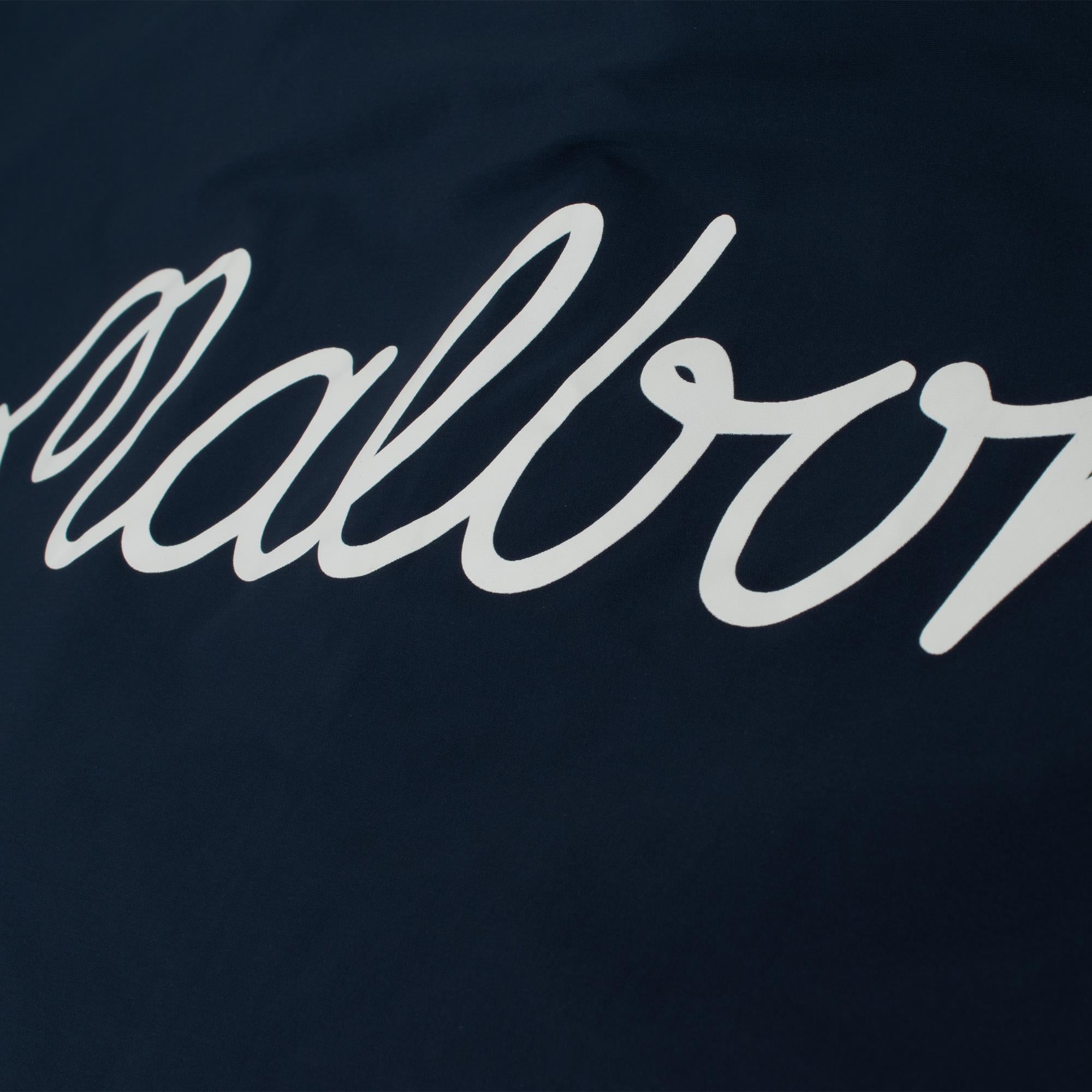 Malbon Golf Cooper Bucket Nylon Anorak Golf Jacket Navy